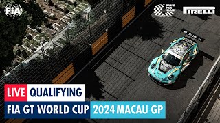 REPLAY  Qualifying  FIA GT World Cup  Macau GP 2024 [upl. by Simeon110]