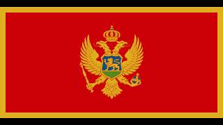 With Closed Captions Anthem of Montenegro  Ој свијетла мајска зоро Oh Bright Dawn of May [upl. by Ayotyal]