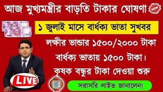 আজ ৯ই জুন ভোটে জিতেই লক্ষীর ভান্ডারে বিরাট ঘোষণা মুখ্যমন্ত্রীর। Mamata Banerjee live Public Meeting [upl. by Ardie993]