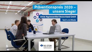 Sieger Präventionspreis 2020 Ontex Deutschland GmbH [upl. by Raye]