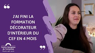 Laura vous partage son avis sur le CEF et la formation décoration [upl. by Aynekat]