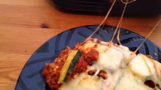 Guiltless Recipe ZUCCHINI LASAGNA NO PASTA Talk about delish [upl. by Nirhtak]