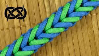 How to make a Symmetry Bar Paracord Sinnet Paracord 101 [upl. by Urissa]