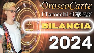 Bilancia ♎ Oroscopo 2024  OroscoCarte  Lettura con Tarocchi  Exoteric World [upl. by Jaela670]