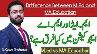 Med vs MA Education [upl. by Anihc]