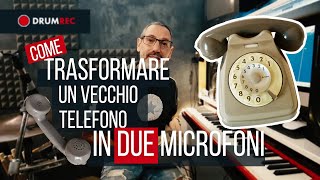 Trasforma un Vecchio Telefono SIP in 2 Microfoni per creare un Effetto Vintage Guida Completa DIY [upl. by Droffilc]