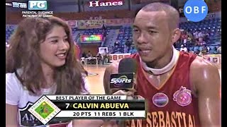 Calvin Abueva 20pts 11 rbs Leads SSC vs Ateneo 2011 PCCL Final Four [upl. by Ramilahs]