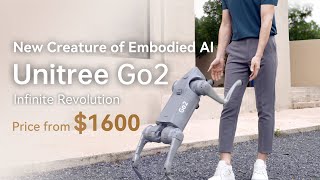 Introducing Unitree Go2  Quadruped Robot of Embodied AI from 1600 [upl. by Delorenzo]