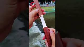 slicing knife butcher knife short youtube foryou [upl. by Aisauqal]