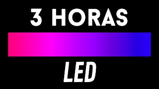 Pantalla Cambiando de COLOR LED  ROSA MORADO AZUL  3 horas [upl. by Yasmin]