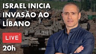 ISRAEL INICIA INVASÃO AO LÍBANO  PROFESSOR HOC AO VIVO [upl. by Ardy]