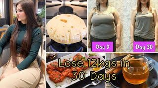 OCTOBER WEIGHT LOSS CHALLENGE🔥LOSE 12KGS IN 30 DAYSDiet plan  Full Guidance [upl. by Slen]