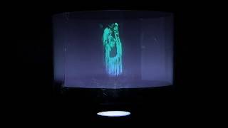 Tribal Holograms by Sharon McCormack  Anaglyph 3D video  1 min [upl. by Evey]