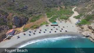 Kythira island  best beaches Top 8 beaches by drone camera [upl. by Nnylacissej]