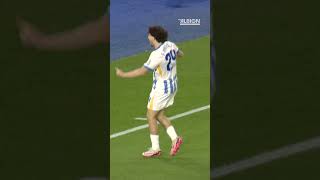 Ferdi Kadioglus FIRST Brighton Goal 😍 brightonandhovealbion ferdikadioğlu carabaocup [upl. by Melamie246]