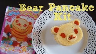 Bear Pancake Kit ふわわんパンケーキ  Whatcha Eating 127 [upl. by Giselbert]