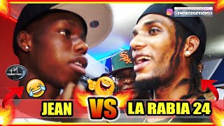 LA RABIA 24 VS JEAN  EL MORENO DE TIKTOK  BATALLA DE FREESTYELE 2024 [upl. by Gilpin651]