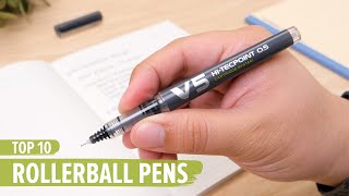 Top 10 Rollerball Pens [upl. by Waneta321]