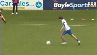 COLERAINE 2 V GLENTORAN 1 BBC SPORT HIGHLIGHTS  2024 IRISH PREMIERSHIP FOOTBALL [upl. by Gnof]