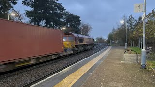 66098 4L45 Wakefield  Felixstowe 021224 [upl. by Airdnala]