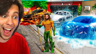 COLECIONEI CARROS ELEMENTARES DO AQUAMAN no GTA 5 [upl. by Metzgar]