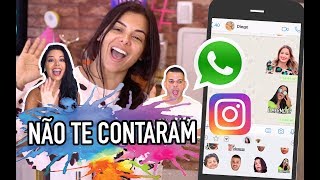 COMO COLOCAR SEUS GIFS ANIMADOS NO INSTAGRAM E STICKERS NO WHATSAPP [upl. by Nive915]