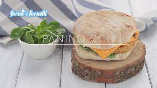 Panino con burger di ceci  Forno e fornelli [upl. by Atiker523]