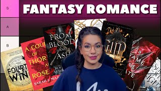 TIER RANKING EVERY FANTASY ROMANCE BOOK IVE READ [upl. by Einaej]