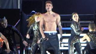 JUSTIN BIEBER EN BOGOTA COLOMBIA BELIEVE TOUR  AS LONG AS YOU LOVE ME [upl. by Guendolen]