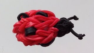 Rainbow loom Nederlands 3D Lieveheersbeestje [upl. by Croom]