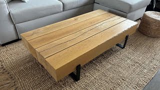 RÉALISATION D’UNE TABLE EN BOIS STYLE INDUSTRIEL [upl. by Alia]