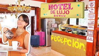 Convierto MI CASA en HOTEL DE LUJO ⭐️⭐️ REGRESAN MIS HUÉSPEDES 💼🍹Alberca Más Grande Buffet y Spa [upl. by Lleruj243]