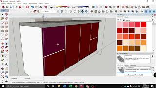 Mueble de cocina con sketchup pro [upl. by Sharos]