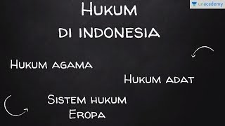 Hukum di Indonesia PKn  SMA [upl. by Lajes]