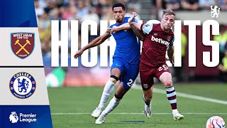 West Ham 31 Chelsea  Highlights  Premier League 202324 [upl. by Glover]