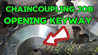 opening keyway coupling jobplslikesubscribe machineworks gearshaperRonaldVidadwi2ky [upl. by Alaham]