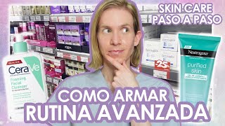 RUTINAS de SKINCARE ECONOMICAS para CADA TIPO DE PIEL Nivel INTERMEDIO  Simon Scarano [upl. by Hairabez]