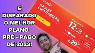 O MELHOR PLANO PRÉ  PAGO DE 2023 É O PREZÃO DA CLARO [upl. by Mark]