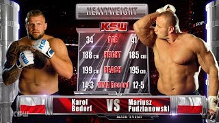 KSW Free Fight Karol Bedorf vs Mariusz Pudzianowski [upl. by Eivlys756]