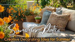 Summer Patio Magic Creative Decorating Ideas for Summer Porch to Transform Your Outdoor Space [upl. by Ydnab250]