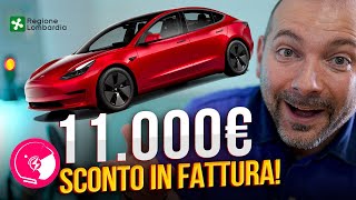 INCENTIVI REGIONE Lombardia 2023 TESLA MODEL 3 a 30000€ DIRETTAMENTE in FATTURA [upl. by Adikam]