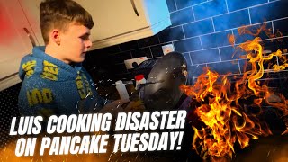 LUIS COOKING DISASTER ON PANCAKE TUESDAY 🔥🔥 [upl. by Dyraj]