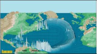 Massive asteroid tsunami destroys East coast of US on March 16 2880 [upl. by Aneehsyt]