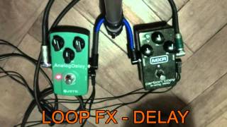 MXR Carbon Copy Analog Delay vs JOYO Analog Delay [upl. by Nylknarf65]