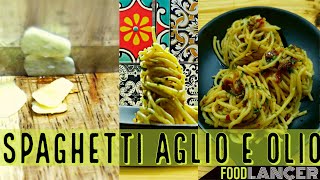 Spaghetti Aglio E Olio 5 Ingredient Pasta Recipe [upl. by Narbig]