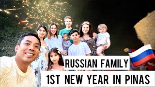 My Russian Family 1st New year Here in the PHILIPPINES [upl. by Nosreme]