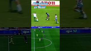 Classic Maradona amp Messi Goals Comparison Maradona 1986 classic goal vs England amp Ankara Messi goal [upl. by Elehcin]