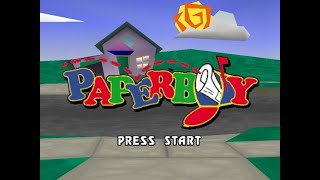 Paperboy  Start Up  Nintendo 64  N64 [upl. by Stephania670]