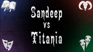 Sandeep vs Titania  Malifaux Battle Report English [upl. by Alard374]