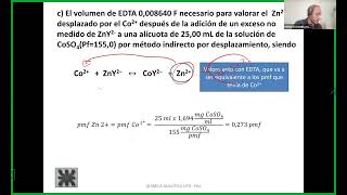 ejercicios tipo complejos  titulación con EDTA [upl. by Baalbeer911]